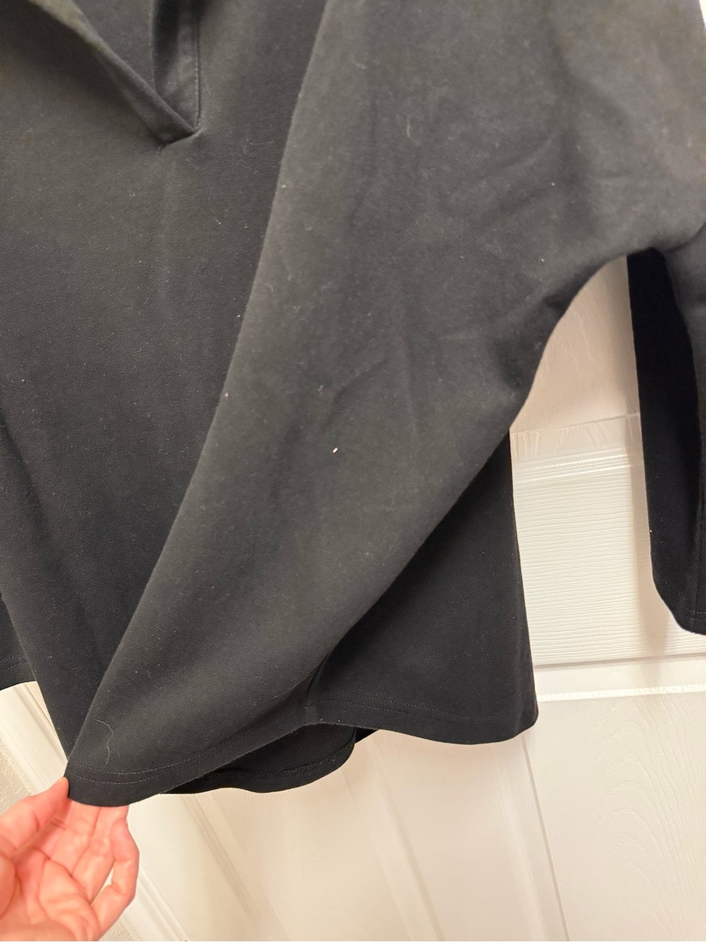 Pomander Place Black Split Neck Sweater Top - Picture 5 of 9